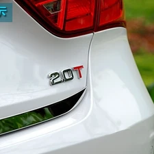 Scratch-Resistant Shiny Modern Elegant Sporty Universal Metal Car Emblem Sticker