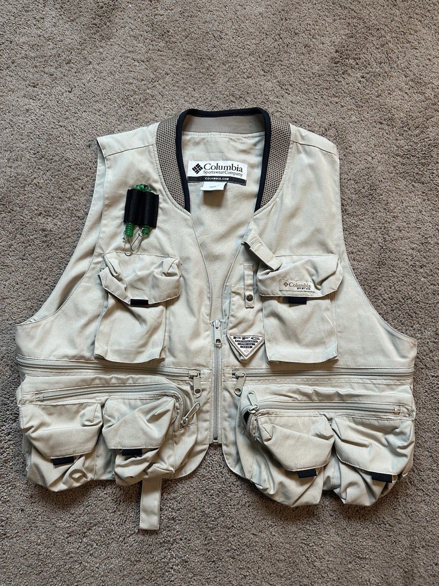 Gilet De Pêche Columbia PFG Performance - Marron Utilitaire - Taille L