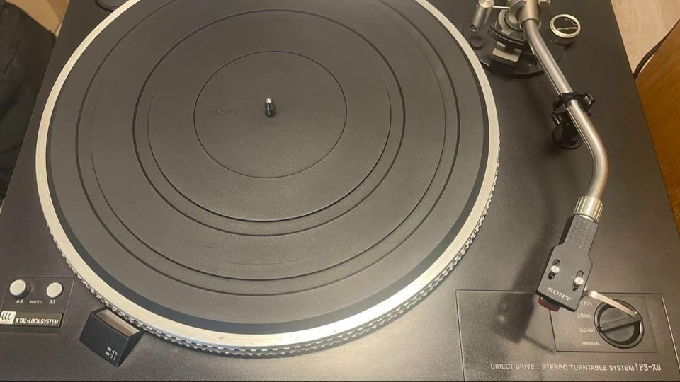 Sony PS-X6 Direct Drive Turntable Record Player w/Cartridge Working - Image 3 of 4