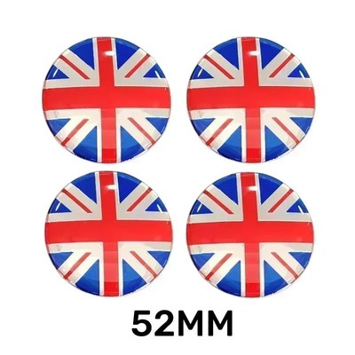 Radnabe Nabe Aufkleber 4 Stück 52 mm Mini Cooper JCW R50 R52 R53 R56 R57 R58 R60