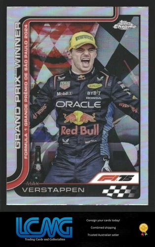2025 Topps Chrome Formula 1 #113 Max Verstappen Refractor B8Q