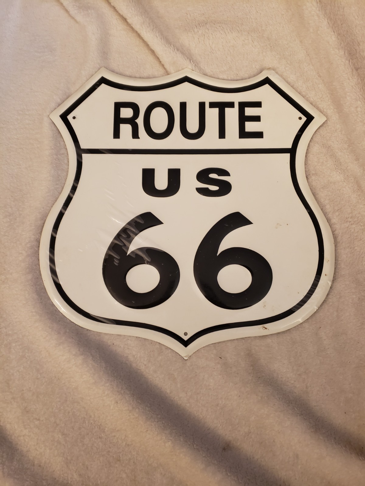 Vintage Metal US Route 66 Road Sign 11
