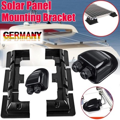 Solar Modul Panel Montage Halterung Camping Spoiler ABS Befestigung Wohnmobil