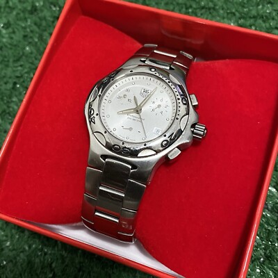TAG Heuer CL1210 Kirium Sapphire Stainless 200M Swiss Chronograph 23 Jewel Watch