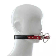 Bondage Metal Open Mouth Gag BDSM Oral O Ring Women Flirting Tongue depressor