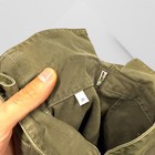 Jean Atelier Sahara Jose Brown Green Belted Military Denim Jeans Cotton 26x26 — photo 3