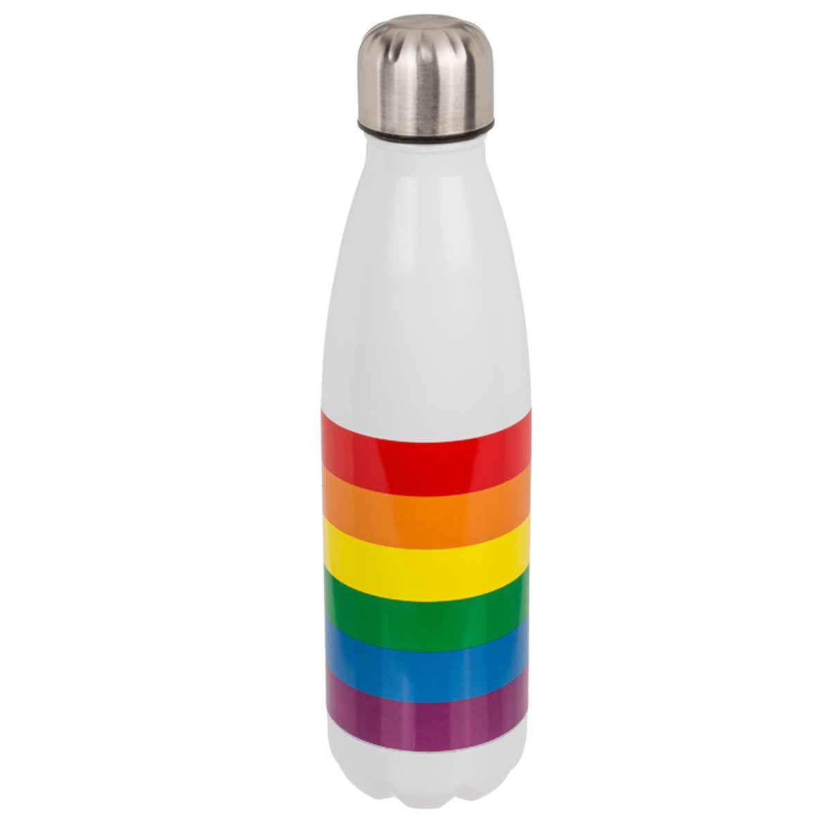 Bouteille isotherme en inox arc en ciel pour le bureau, le sport et les voyages