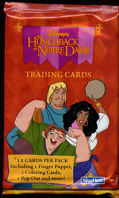 Der Glöckner von Notre Dame Disney 1997 Skybox Packet Pack Trading Cards Rare Vt