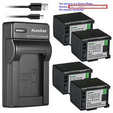 Kastar Battery Slim USB Charger for BP-820  Canon VIXIA HF G21, VIXIA HF G30