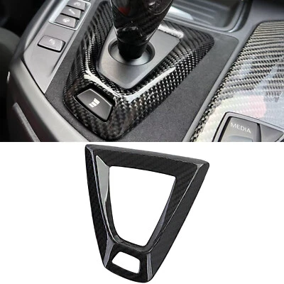 Echt Carbon Schaltrahmen Abdeckung passt für BMW M2 F87 + M3 F80 + M4 F82 F83 - Bild 1 von 4