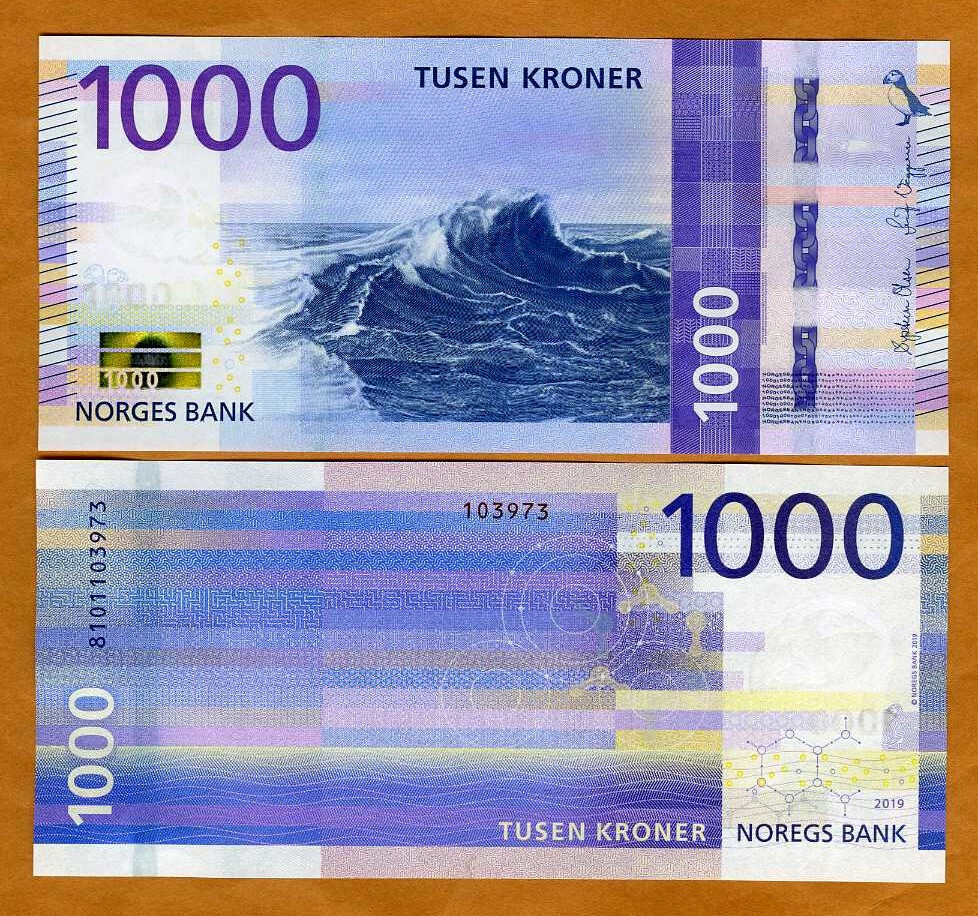 Norway, 1000 Kroner, 2019, P-57, UNC Latest Design | eBay
