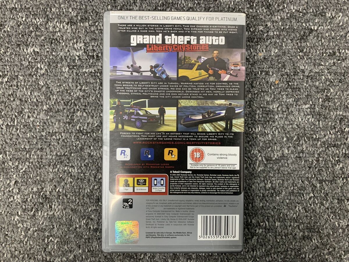 Grand Theft Auto: Liberty City Stories for PlayStation Portable