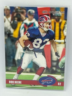 Don Beebe 2003 Rückstoßeinsatz 2023 Panini Donruss Fußball Nr. 19