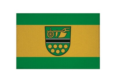  Aufnäher Dähre OT Lagendorf Fahne Flagge Aufbügler Patch 9 x 6 cm