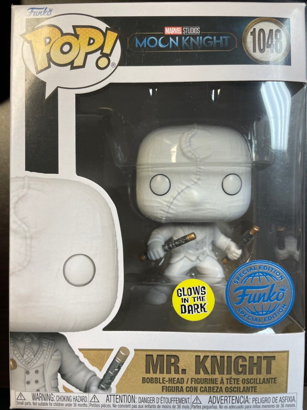 FUNKO POP! Marvel Moon Knight Mr.Knight Glow 1048 EXCLUSIVE | eBay