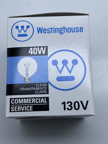 Westinghouse 40W Light Bulb 130v Clear Claire Standard Base G25 Medium 40G25 4pk - Picture 7 of 12