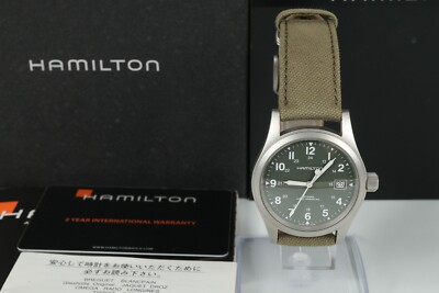   *EXC+5 Hamilton Khaki Field H69419363 H694190 Hand Winding From JAPAN