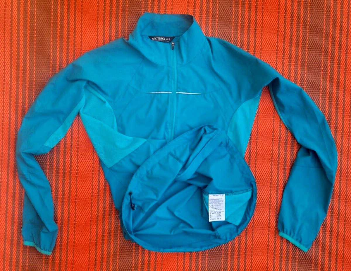 Giacca da corsa Arc'teryx ' Visio FL ' Horizon Sky Premium outdoor donna RARA