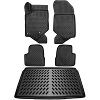 Elmasline Gummimatten & Kofferraumwanne Set FüR Opel Corsa F Ab 2019 FußMatten