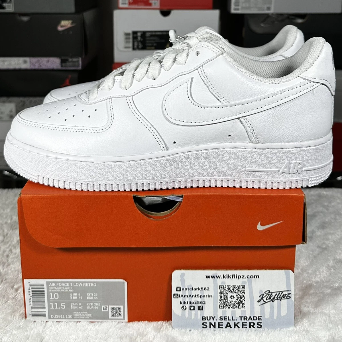 Nike Air Force 1 Low in White for Men