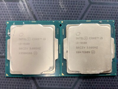 1Pcs Intel Core i3-9100 9th Gen SRCZV 3.60 GHz CPU Processor Quad Core LGA-1151
