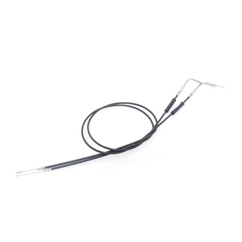 Black Steel Throttle Cable Wire Fit For Harley FLH FLT FXD FLST FXST 1996-2010 - Picture 8 of 15