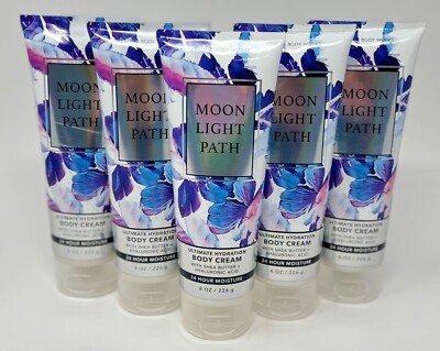 Cream Path 5 NEW BATH BODY WORKS MOONLIGHT PATH ULTIMATE HYDRATION CREAM HAND ...