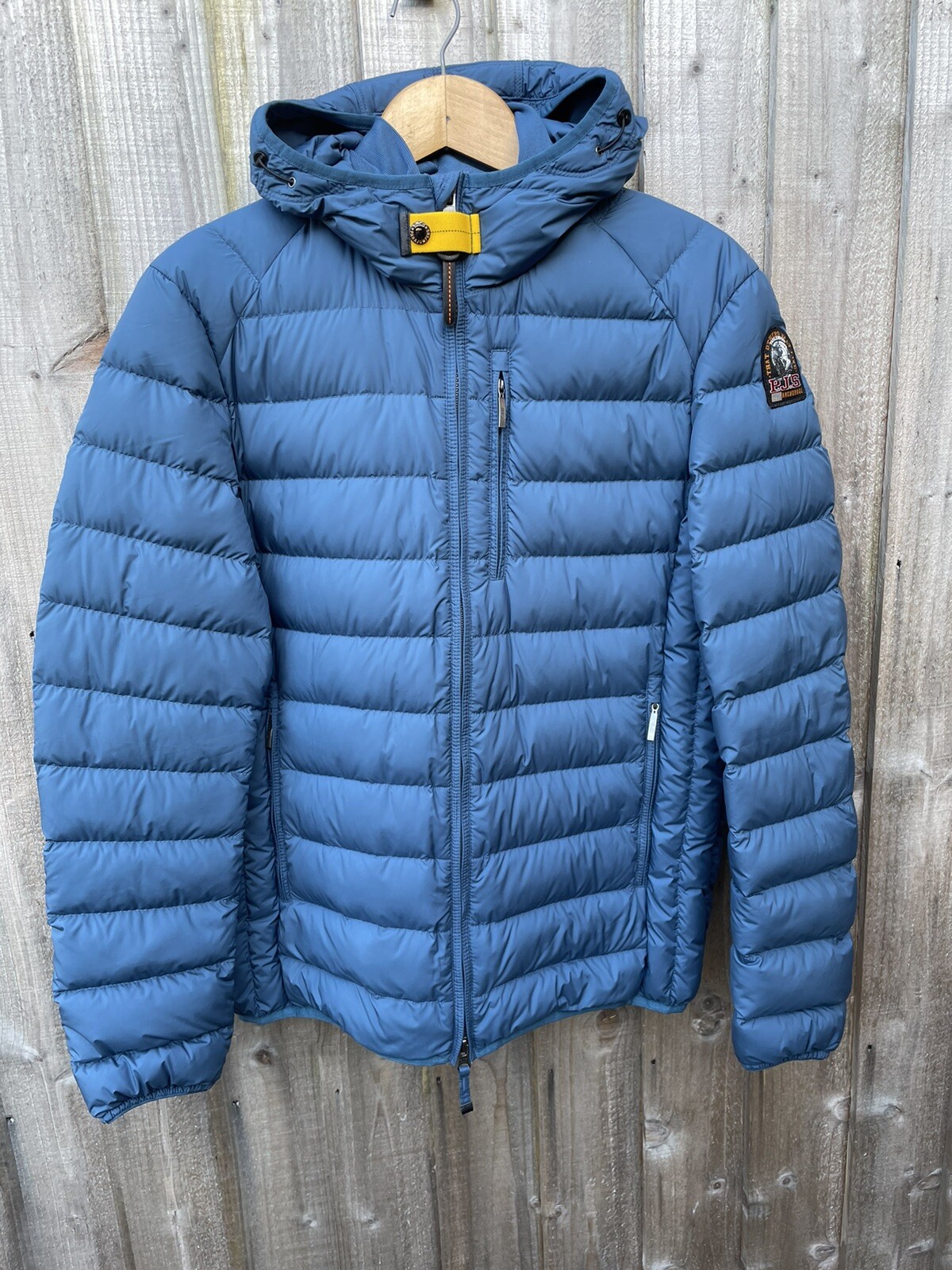 Parajumpers Last Minute Down Padded Jacket Coat Blue Medium Brand New
