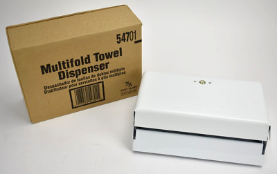 Georgia-Pacific / Fort James 54701 White Metal Multifold Paper Towel Dispenser