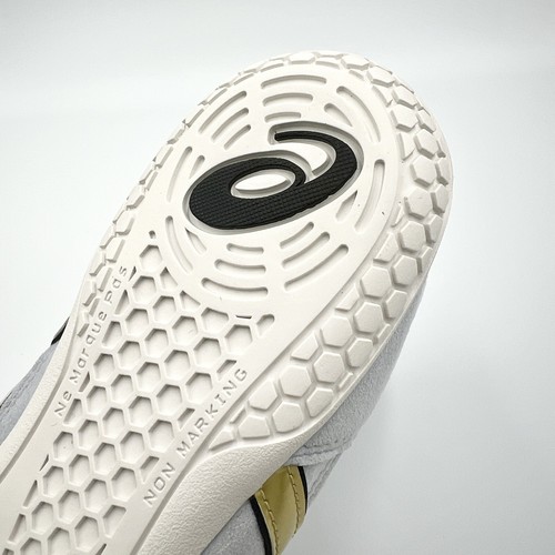 Asics Wrestling Shoes 1083A001 EX-EO special order gray x gold black edge New - Picture 23 of 24