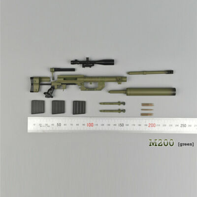 ZYTOYS ZY15-12 1/6 M200 CheyTac Rifle Set Gun Model for 12