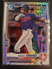2021 Bowman Chrome Misael Urbina 1st Mega Box Mojo Refractor #BCP-206