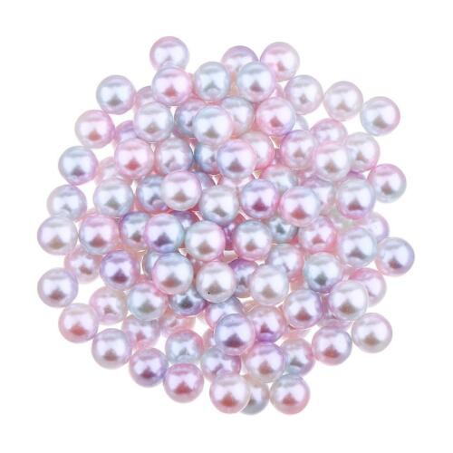 500 lots ABS imitation plastique perles pour nail art, décoration téléphone - Photo 1/7