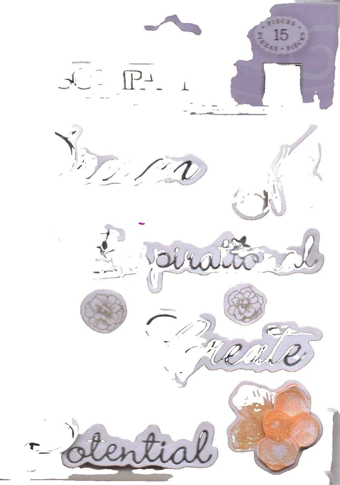 K & Company Religioso Dimensional adesivos para scrapbooking