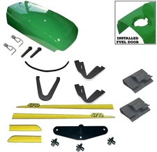 Upper Hood/ Fuel Door Kit/CATCH/CLIP/Seals/Stickers fits John Deere 4710 LOW S/N