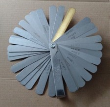 32 Blade FEELER GAUGE Imperial & Metric Measure Spark Plug Tappet Gap FASTP&P