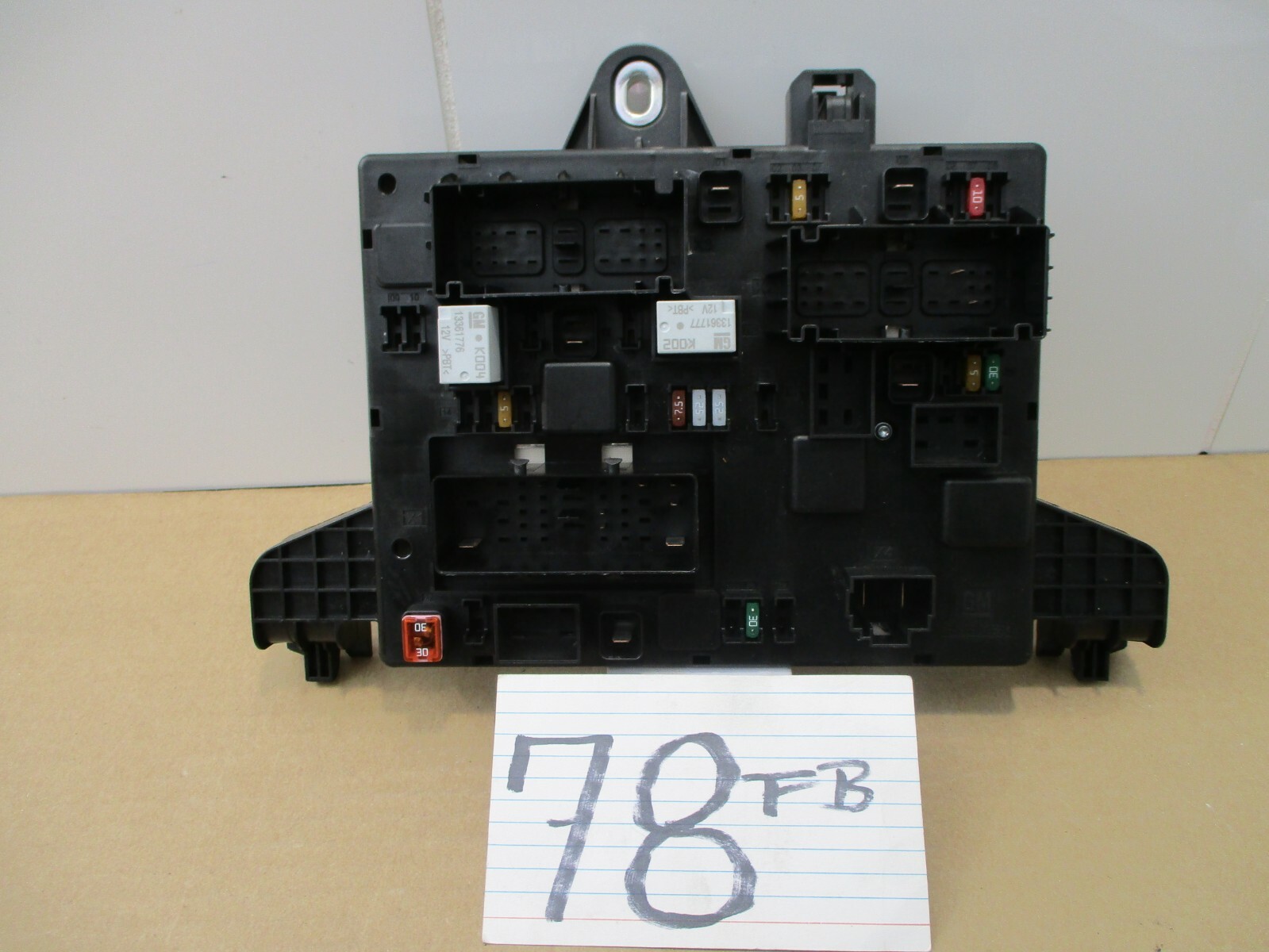 2013 2014 Buick Verano Used Fuse Box Stock #78-FB