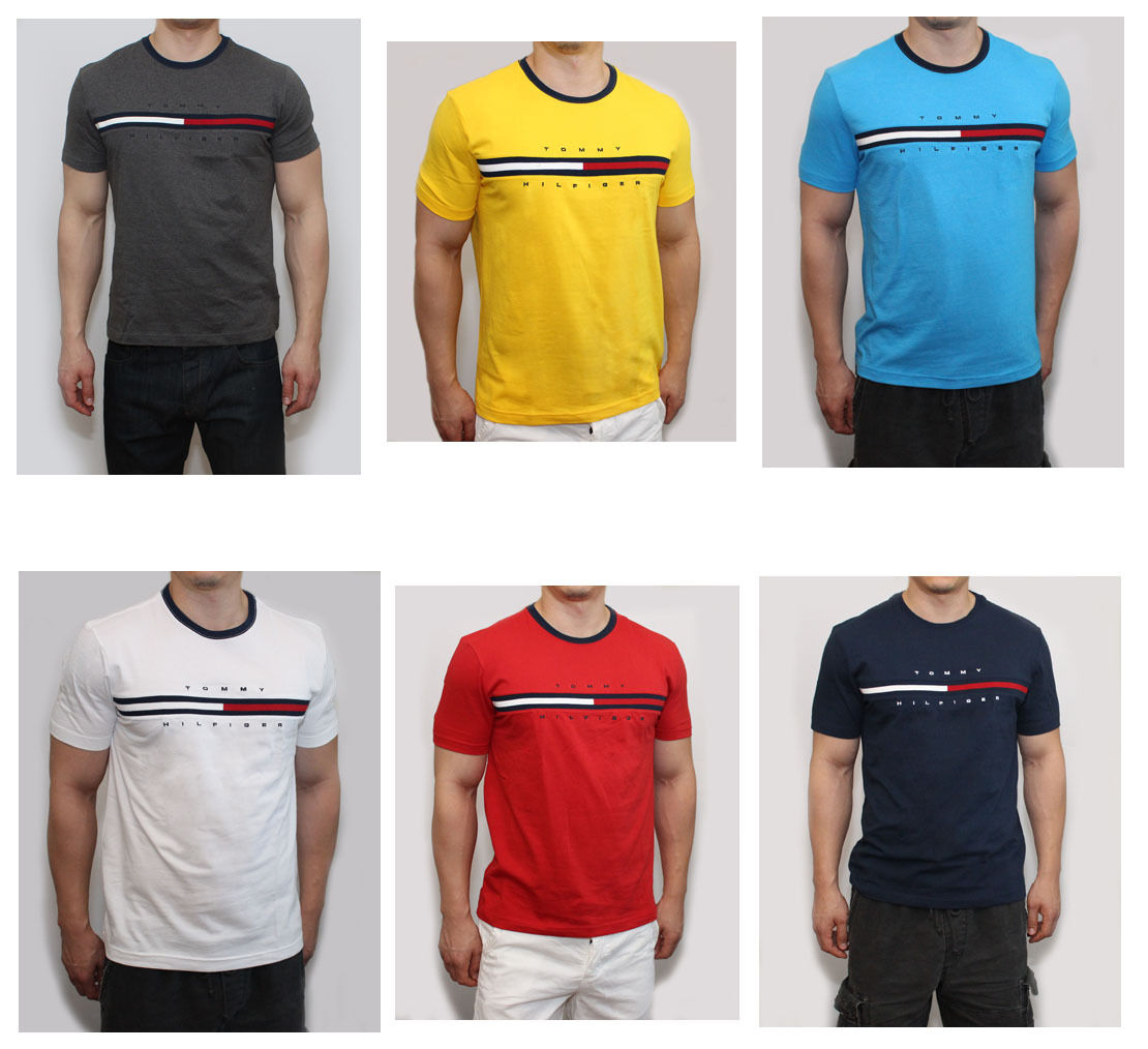 New Tommy Hilfiger Men Classic Fit Crew 