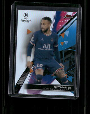 2021-22 Topps Finest UEFA Champions League #25 Neymar Jr Refractor 