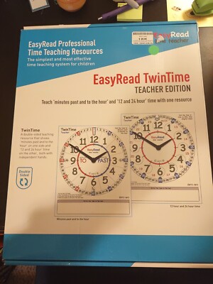 Easy Read Twin Time Teacher Edition Clock