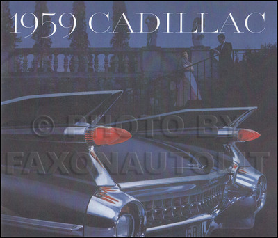 1959 Cadillac Verkaufsprospekt Eldorado Deville Serie 62 75 Fleetwood 60 Special