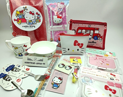 Hello Kitty Wappen kitchen utensils pouches key chains SANRIO JAPAN set of 14 - Picture 1 of 13