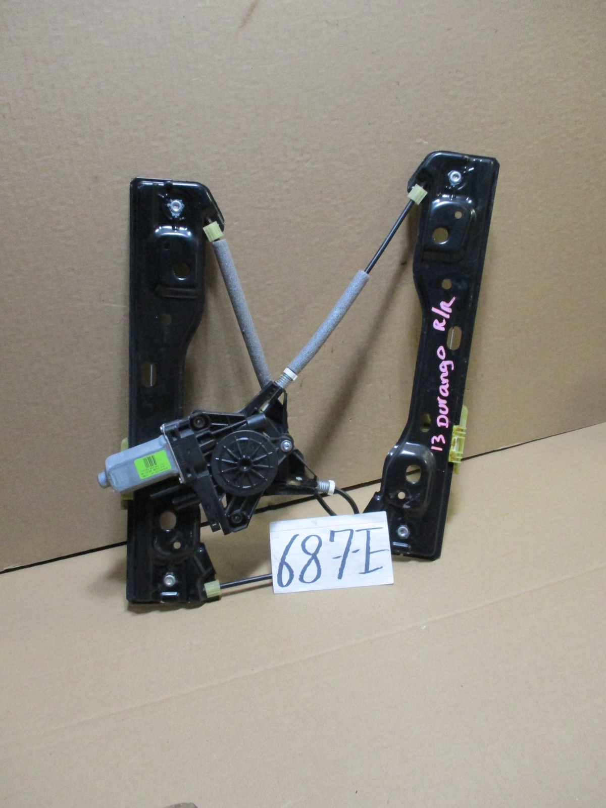 11 12 13 14 15 16 Durango REAR PASSENGER Side Window Regulator W/ Motor #687-E