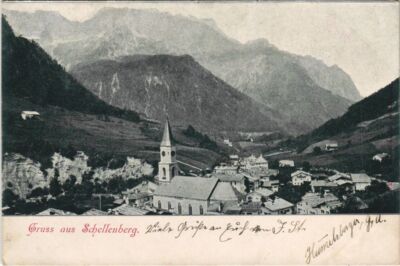 Old postcard postcard Schellenberg - total view GERMANY (1063952)