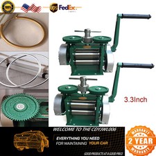 Manual Combination Rolling Mill Machine Jewelry Press Making Flake & Round Wire