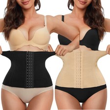 Fajas Reductoras Abdomen Para Mujers Sudar Perder Peso Entrenador De Cintura US