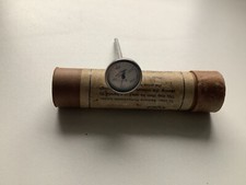 Vintage Rototherm Pocket Thermometer Dial in Original Tube (Dial Type)