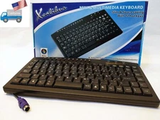 Xcalibur Slim Win. Certified PS/2 Spanish/Eng. 88key Mini Multimedia PC Keyboard