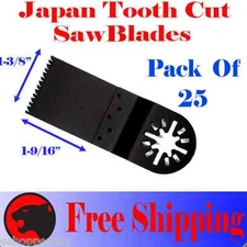 25 Japan Tooth Cut Oscillating MultiTool Saw  Wood Metal Cutting