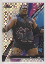 2021 Topps Finest WWE X-Fractor Keith Lee #18 02l5